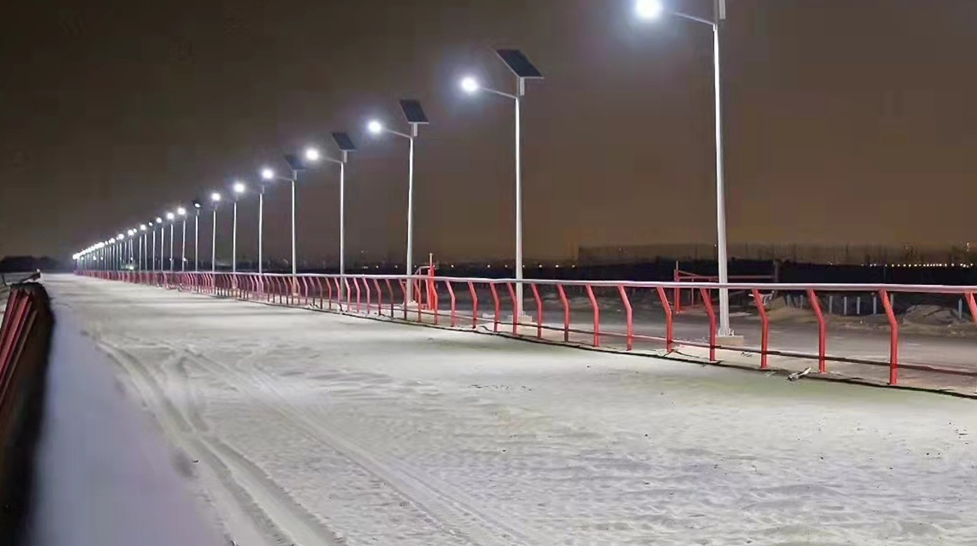 Hamad Falcon solar poles